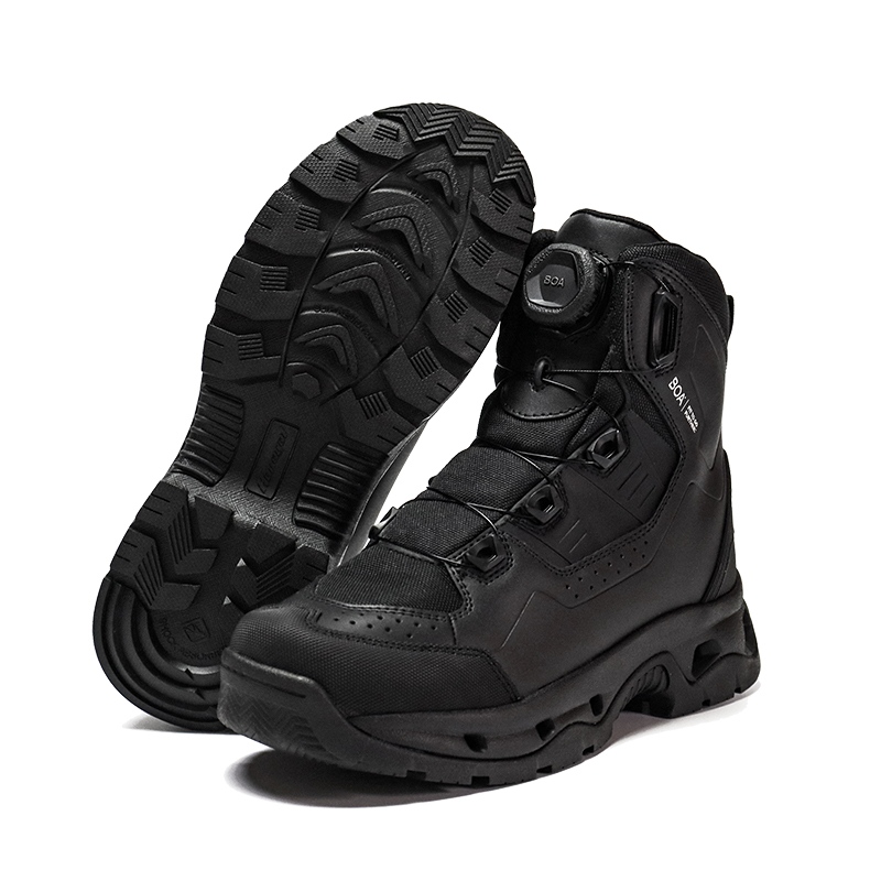 சுவாசிக்கக்கூடிய சாண்ட்விச் லைனிங் போலீஸ் பூட்ஸ்