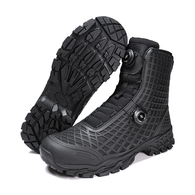 டபுள் ஃபாஸ்டனர் சிஸ்டம் காம்பாட் பூட்ஸ்