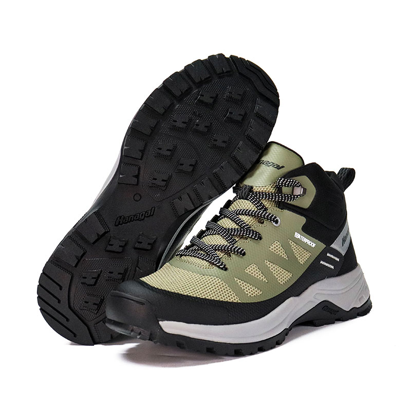 TPU ஹீட் பிரஸ்ஸிங் ஃப்ளைக்னிட் அப்பர் ட்ரெக்கிங் ஷூஸ்